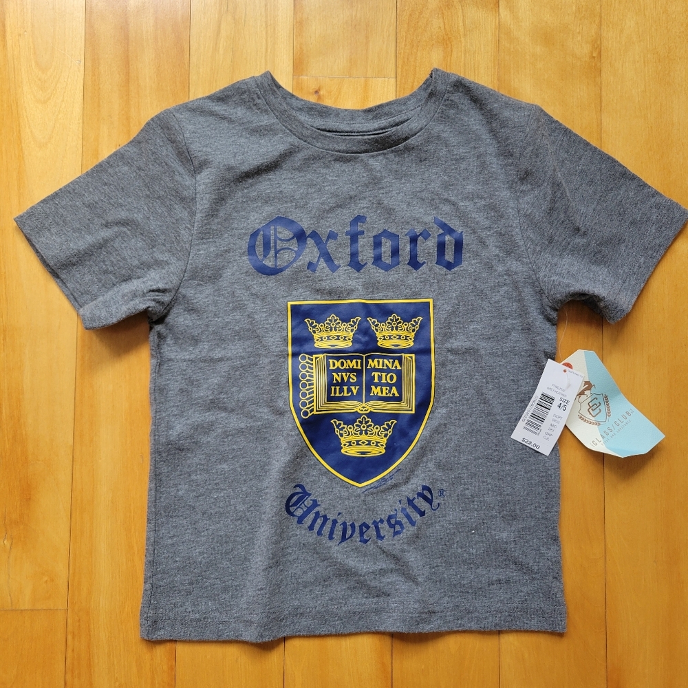 Kids Oxford University Tee NWT